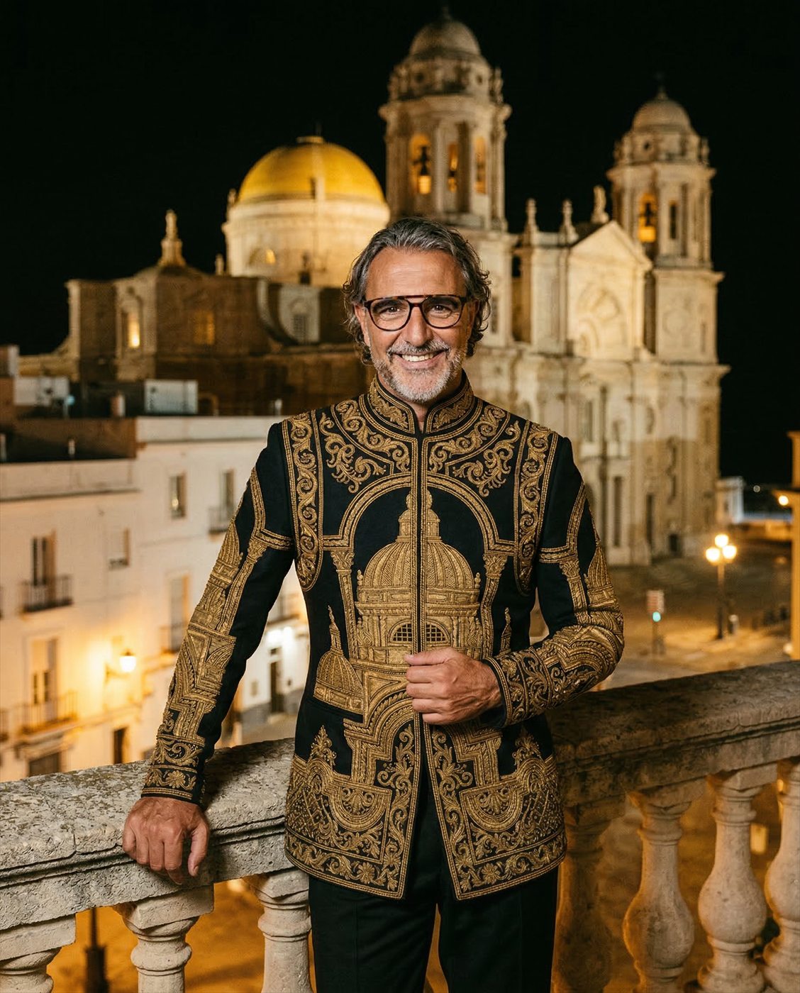 Chaqueta de hombre sobre modelo