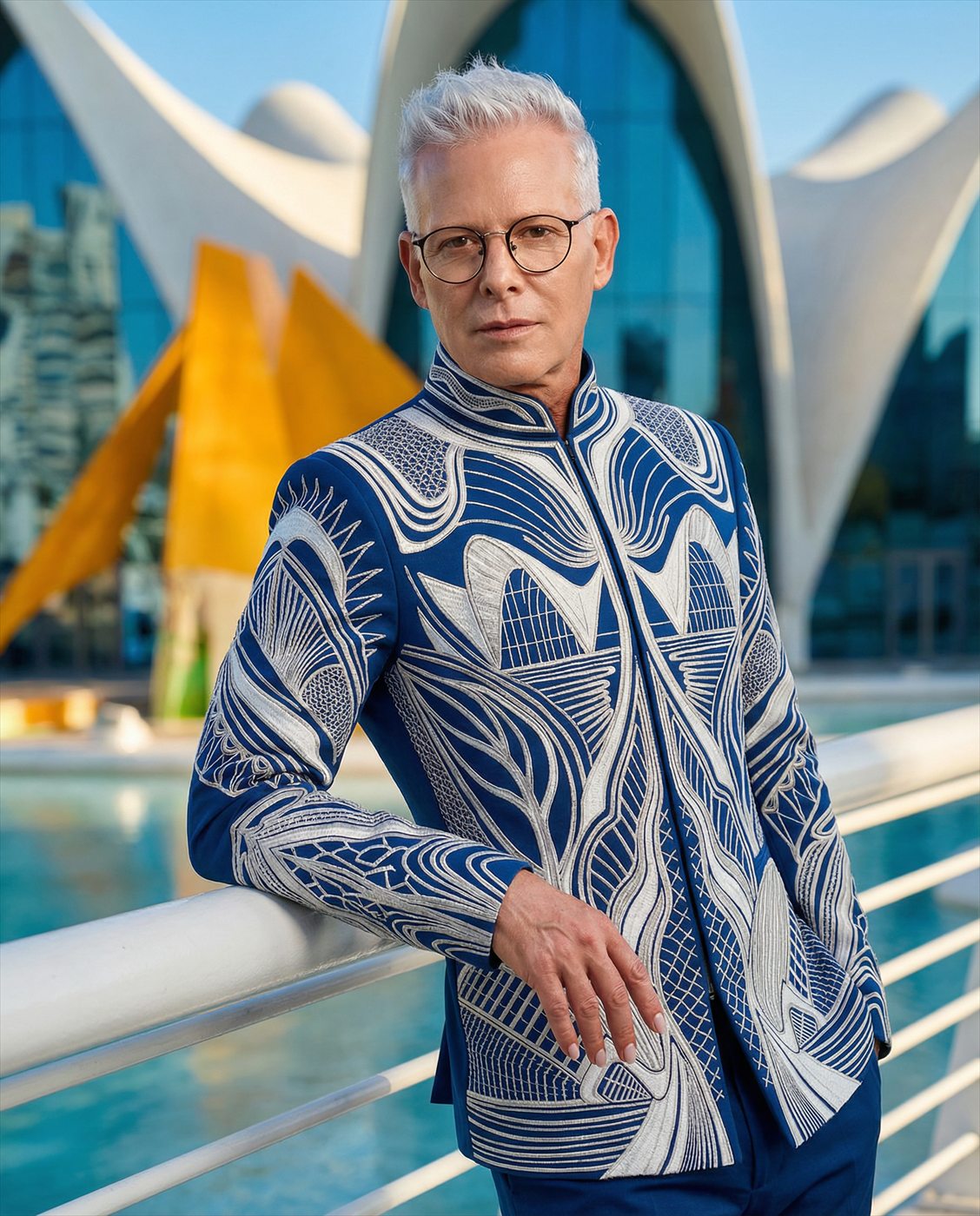 Chaqueta de hombre sobre modelo